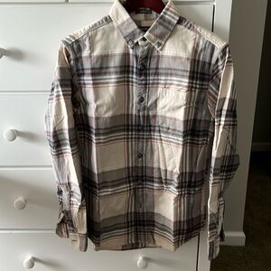 Men’s Eddie Bauer Plaid Button Down Shirt…size small